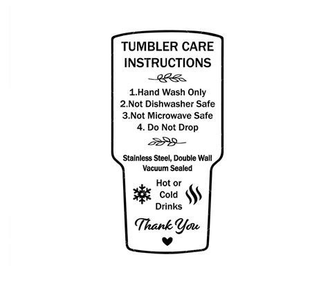 Glacial magic tumbler instructions